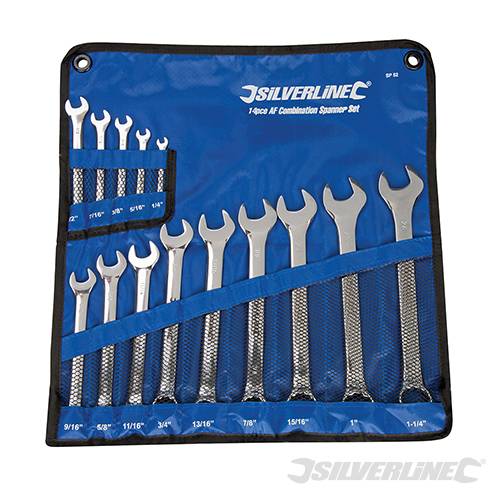 Spanner Set UNF Imperial 14pce (Silverline) SP52
